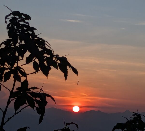 sunrise from summit